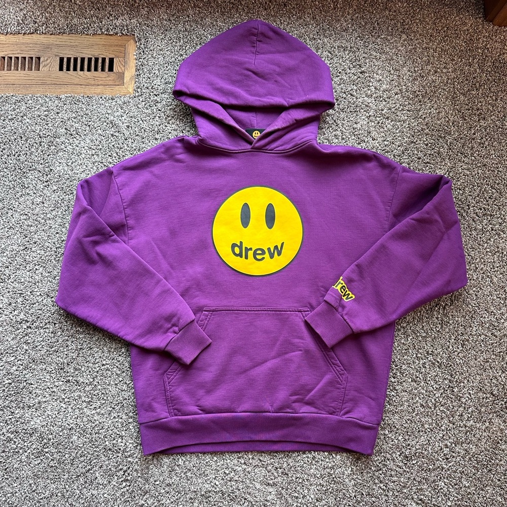 Purple Drew House Mascot Pullover Hoodie Size XS